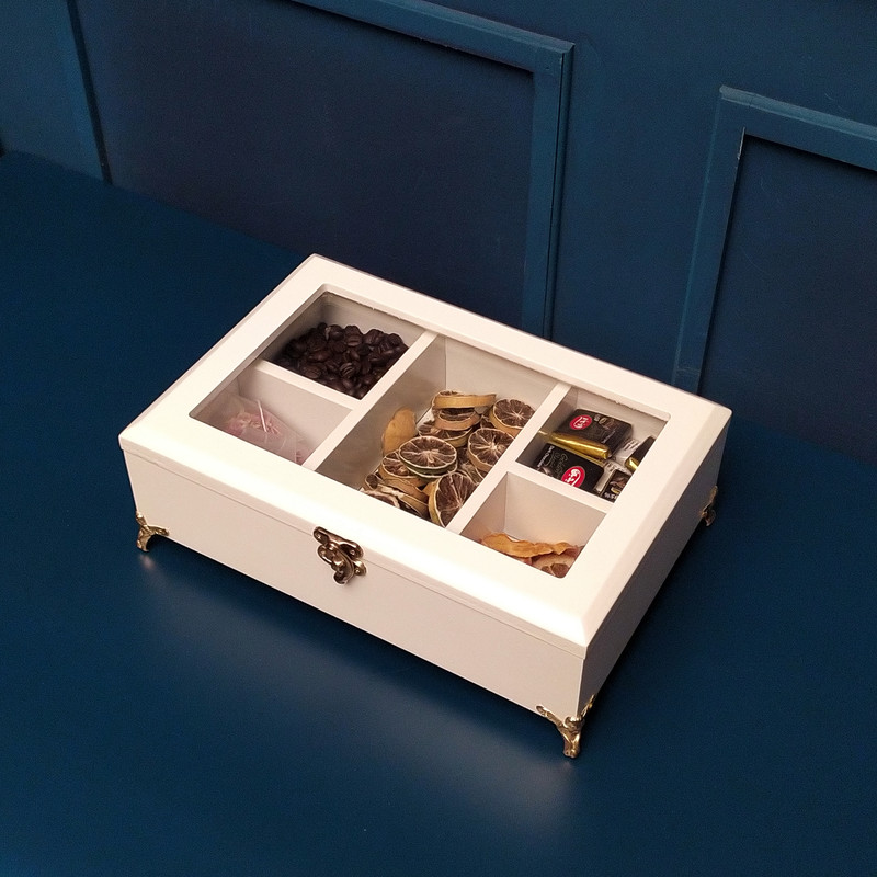 جعبه پذیرایی مدل پنج پارت پایه فلزی