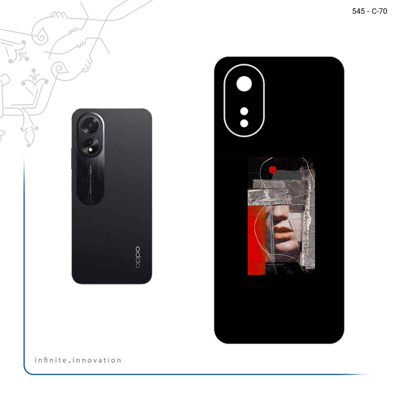 برچسب پوششی ماهوت مدل Collage of Mouth مناسب برای گوشی موبایل اپو A38