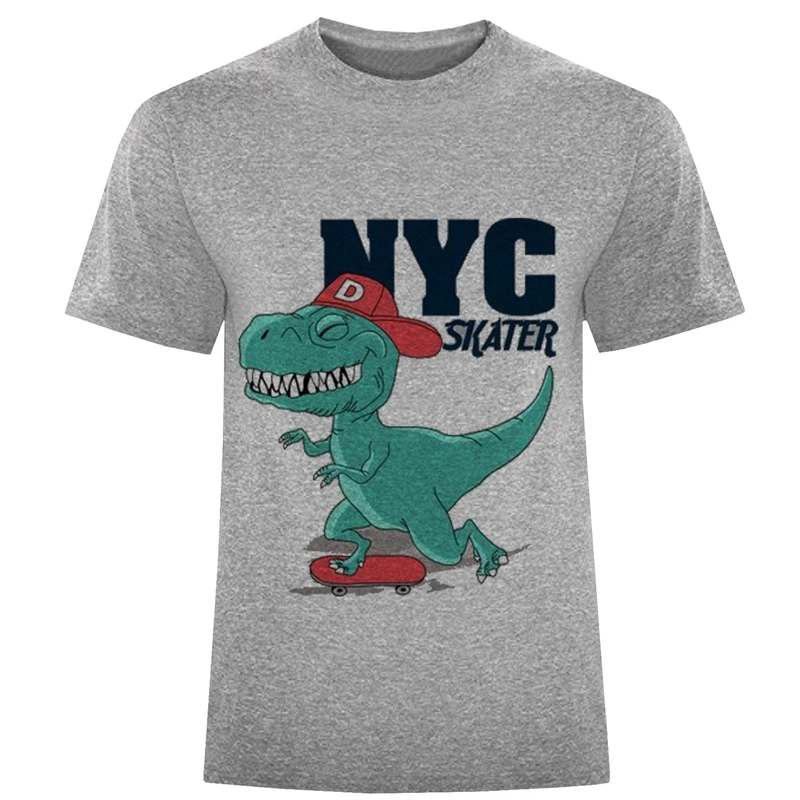 تیشرت آستین کوتاه مردانه طرح NYC کد F490