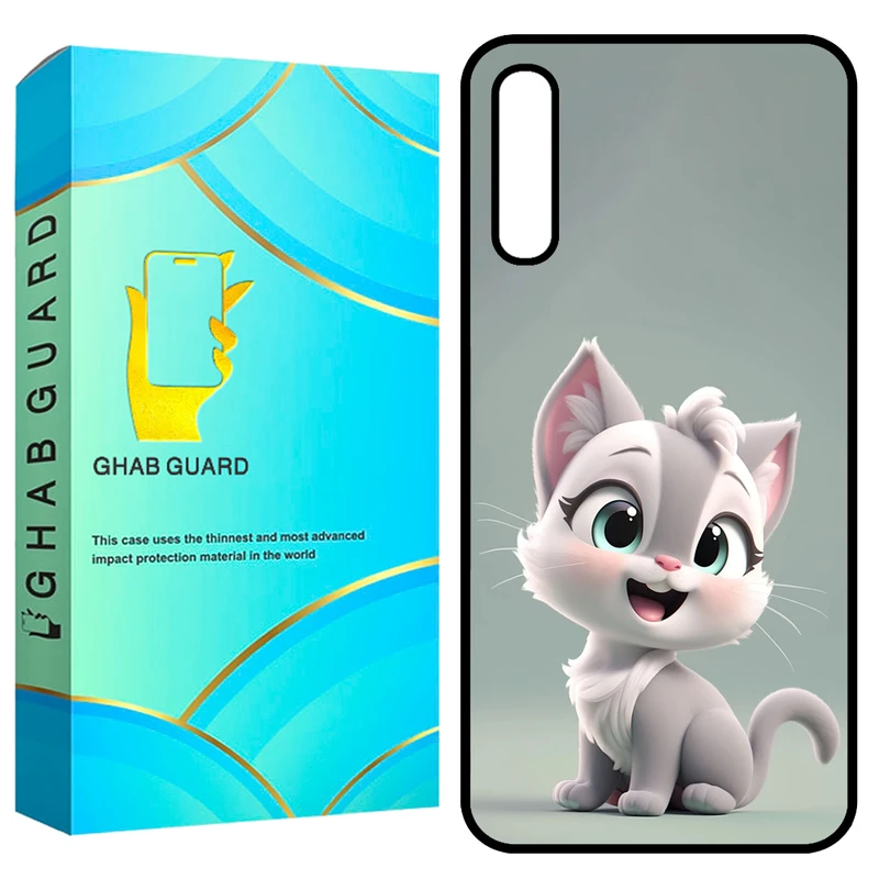 کاور قاب گارد طرح گربه مدل GCHPA50 مناسب برای گوشی موبایل سامسونگ Galaxy A50 / A50s / A30s