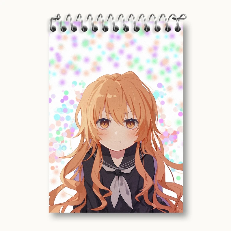 دفتر یادداشت 50 برگ خندالو مدل تایگا انیمه تورادورا کد 32493