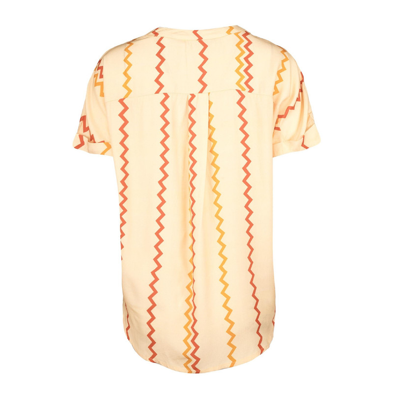 بلوز آستین کوتاه زنانه جوتی جینز مدل یقه جانی کد 122146