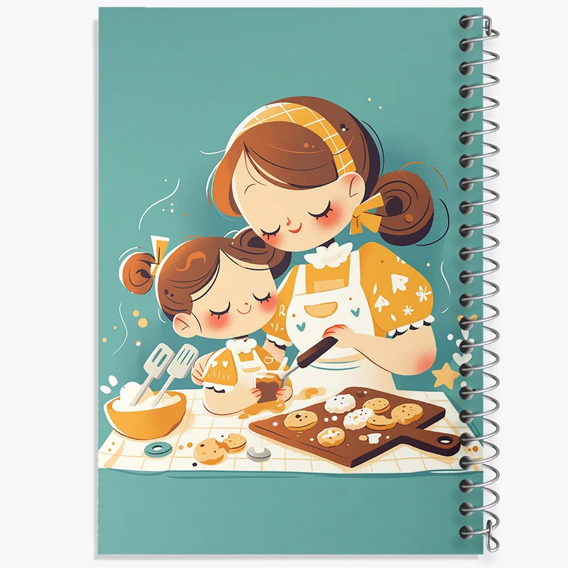 دفتر لیست خرید 50 برگ خندالو طرح کیک و شیرینی پزی کد 36664