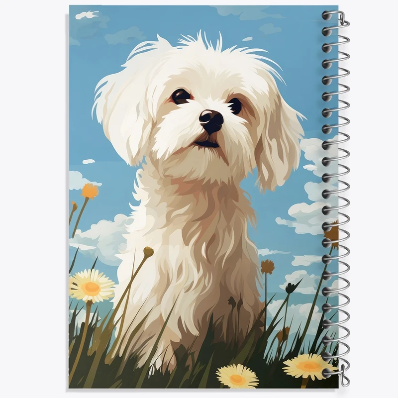 دفتر نقاشی 50 برگ خندالو طرح سگ کیوت کد F2803