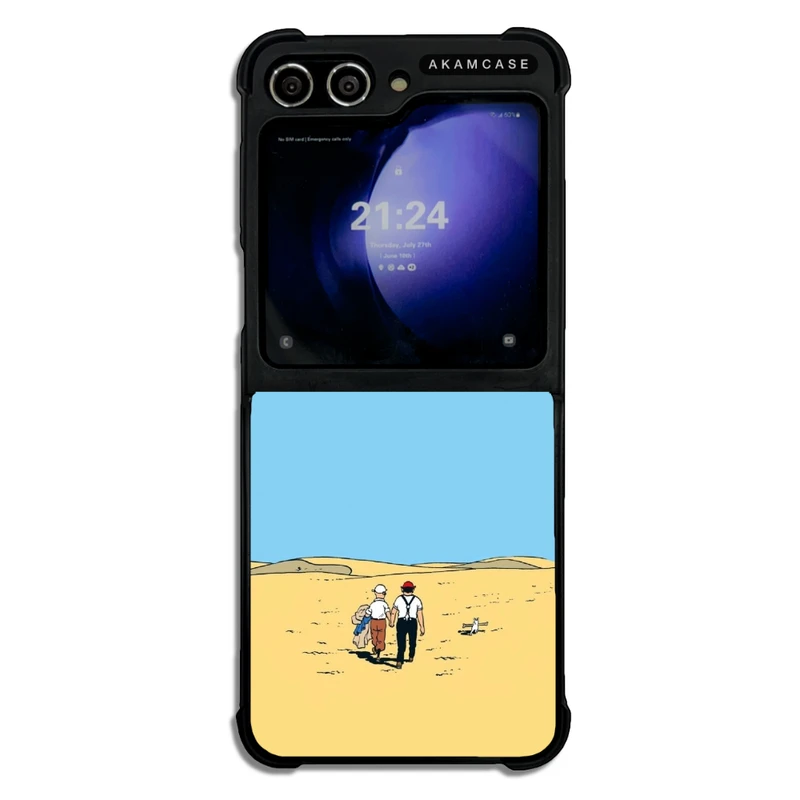 کاور آکام مدل AMC-WSGZFLIP5-TINTIN-15 مناسب برای گوشی موبایل سامسونگ Galaxy Z Flip 5