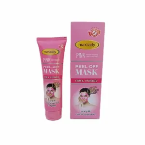 ماسک صورت مکس لیدی مدل توت فرنگی وزن 120 گرم