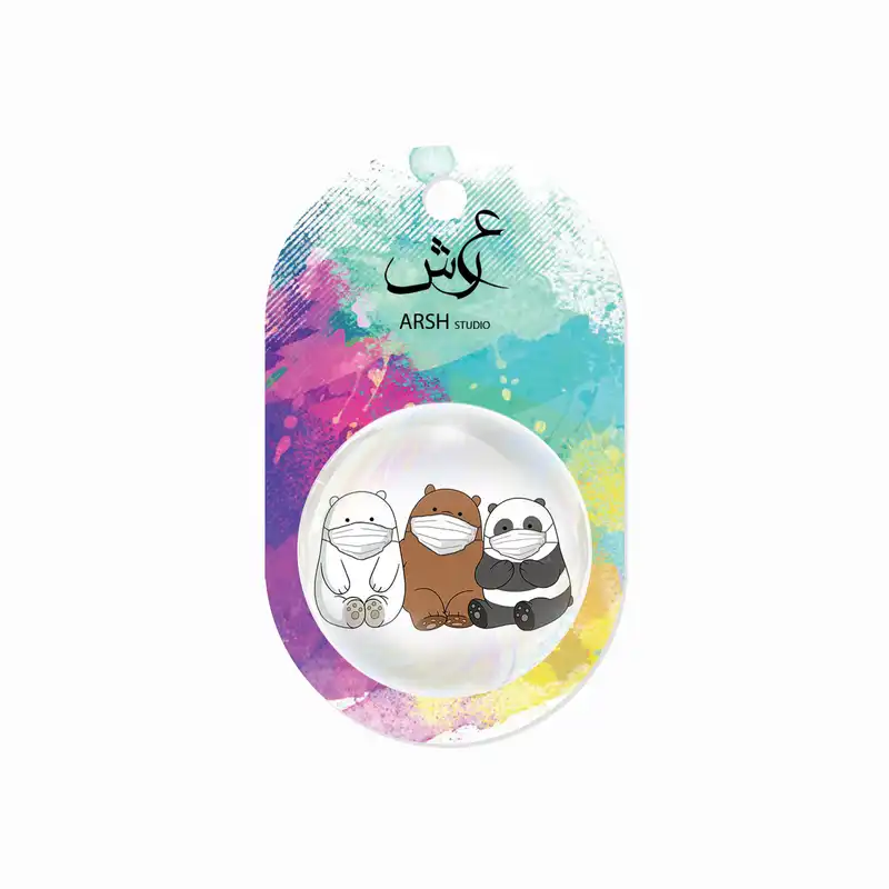 مگنت عرش طرح خرس های کله فندقی کد Asm266