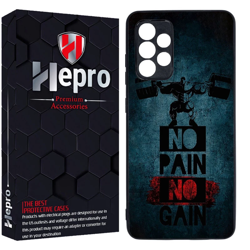 کاور هپرو طرح NO PAIN NO GAIN کد TPU-109 مناسب برای گوشی موبایل سامسونگ Galaxy A13 5G