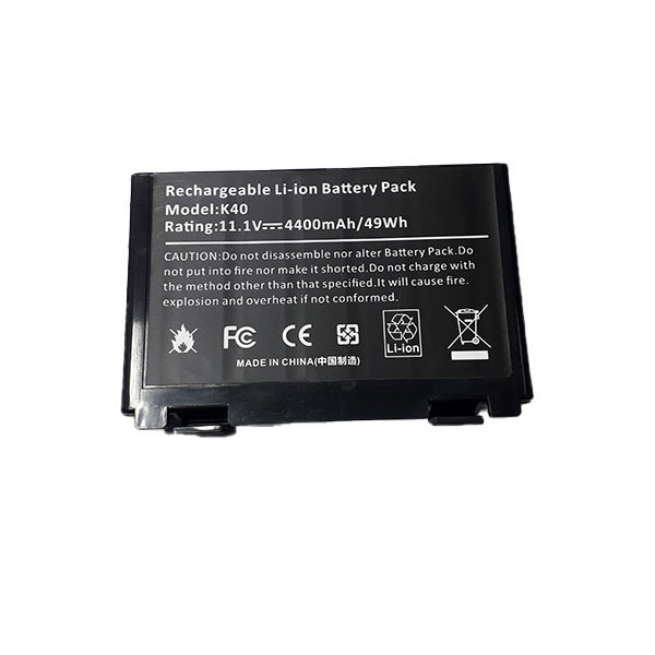 تصویر باتری لپ تاپ 6 سلولی مناسب برای لپ تاپ ایسوس K40/K50/F82/F83/F52/P50I