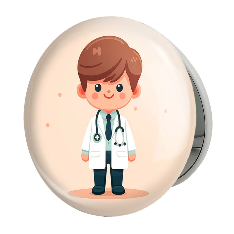 آینه جیبی خندالو طرح پزشک و پرستار کودکانه مدل تاشو کد 36487