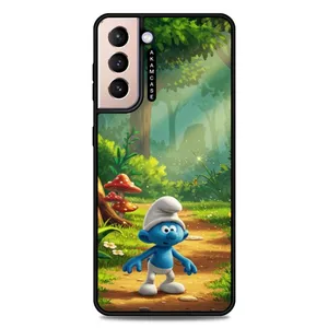 AKAM AMC-WSGS21P-SMURFS-7 Cover For Samsung Galaxy S21 Plus