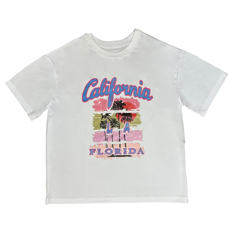 تی‌شرت آستین کوتاه زنانه شین مدل 6465