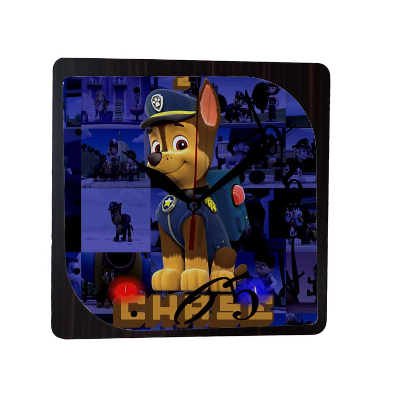 ساعت دیواری کودک طرح سگ های نگهبان کد Tw2 ساعت دیواری کودک طرح سگ های نگهبان کد Tw2