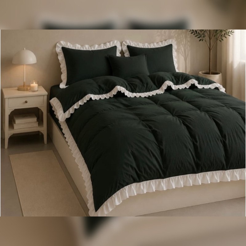 سرویس روتختی چیندار مدرن 5 تیکه دونفره سایز 160*200