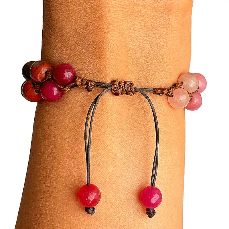 دستبند زنانه دل تافته مدل هفت چاکرا کد Dl_B32