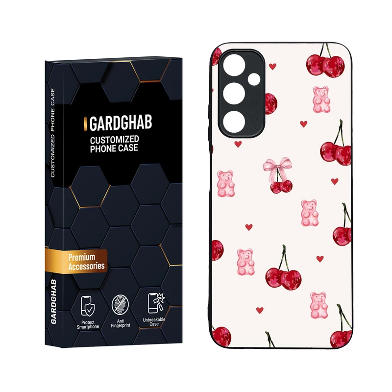 کاور گارد قاب مدل دورژله ای پشت گلس دخترانه مناسب برای گوشی موبایل سامسونگ Galaxy A05s