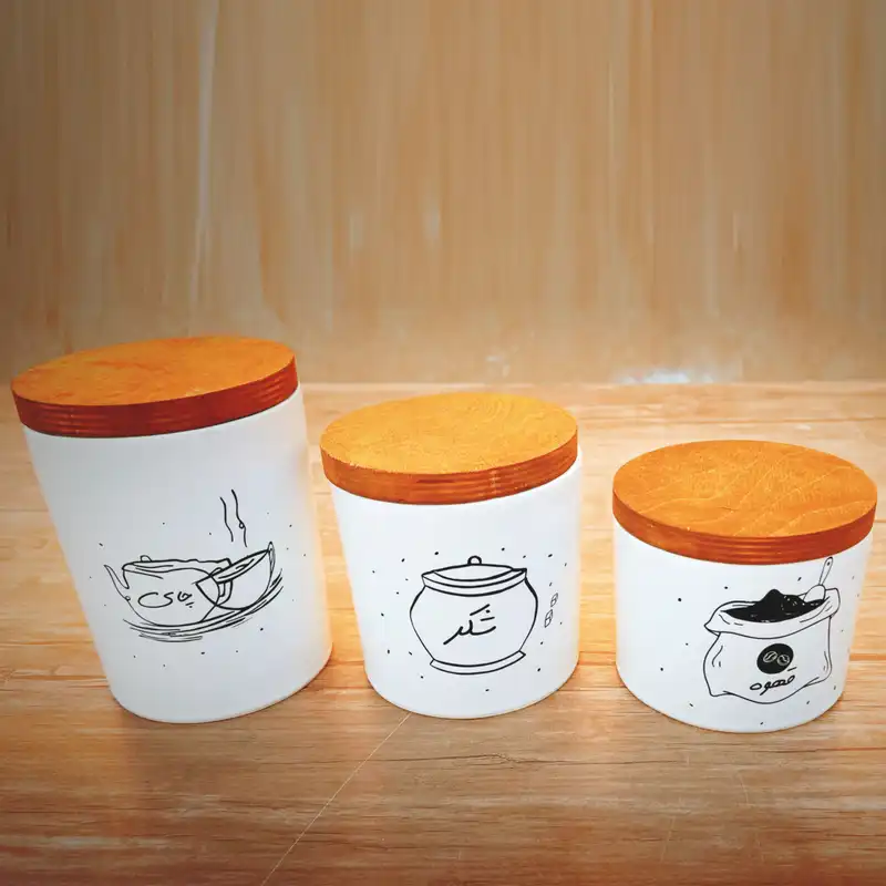 بانکه سرامیکی مدل تکست کد B 2 بسته 3 عددی