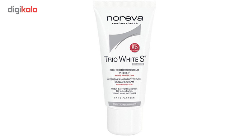 کرم ضد لک نوروا مدل Trio White S SPF50 حجم 40 میلی لیتر