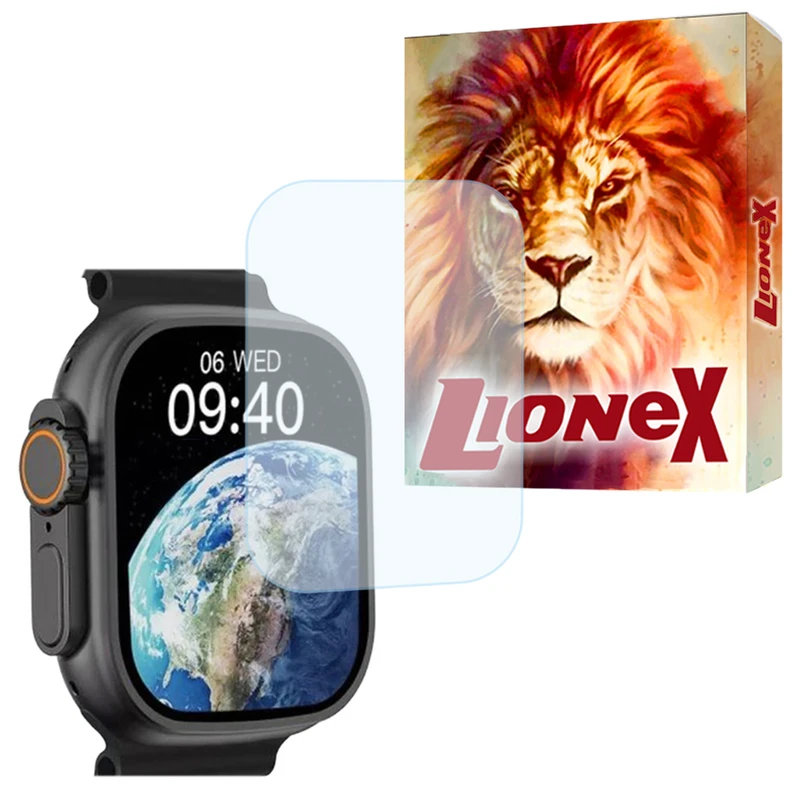 محافظ صفحه نمایش لایونکس مدل SMWL مناسب برای ساعت هوشمند اپل Watch Ultra 8 49mm