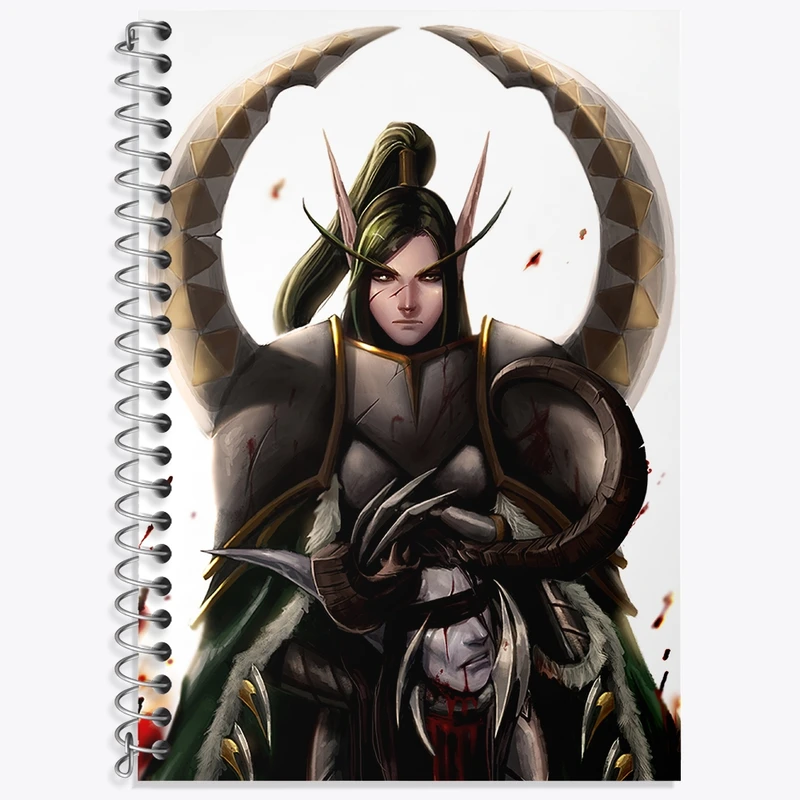 دفتر زبان 50 برگ خندالو مدل دو خط طرح بازی دنیای وارکرفت (World of Warcraft) کد 31824