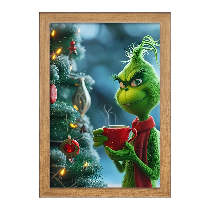 تابلو خندالو مدل گرینچ (The Grinch) کد F5871
