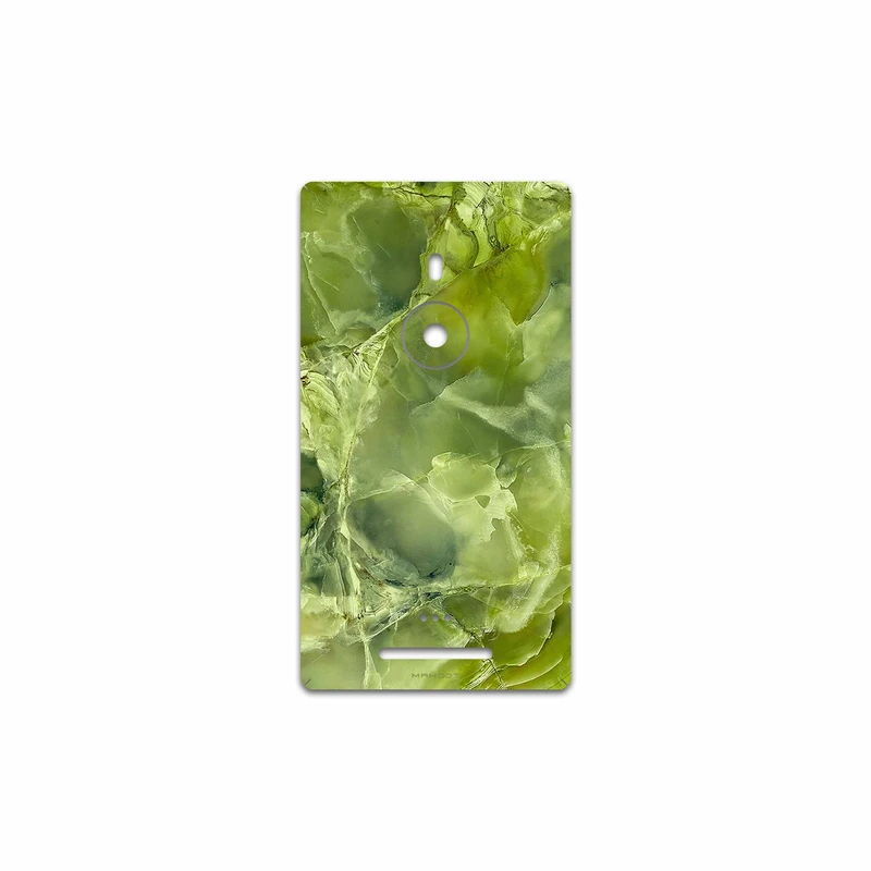 برچسب پوششی ماهوت مدل Green Crystal Marble مناسب برای گوشی موبایل نوکیا Lumia 925