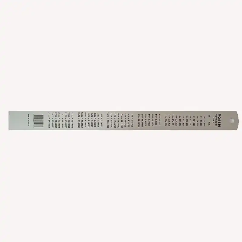 خط کش 30 سانتی متری ام کیو مدل فلزی