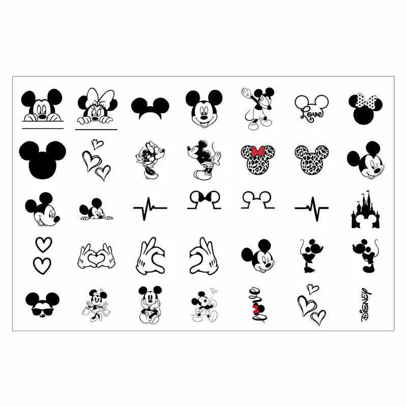 برچسب لنز ناخن مدل L2014