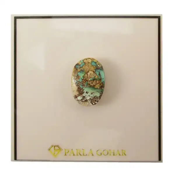 سنگ فیروزه نیشابوری پارلا گوهر کد 5741