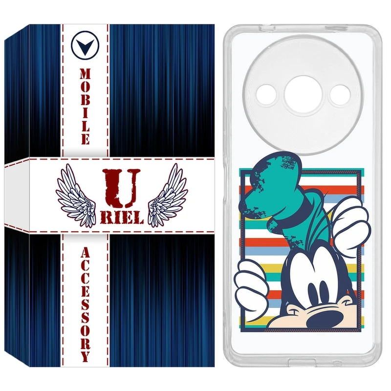 کاور یوریل مدل Clear کد 2 طرح سگ مناسب برای گوشی موبایل شیائومی Redmi A3 / A3x