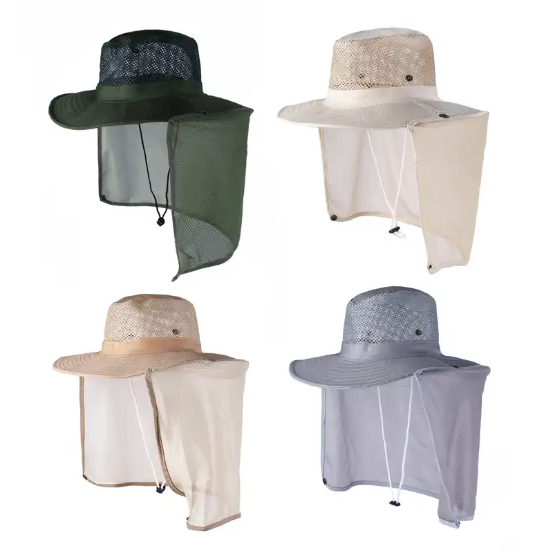 کلاه آفتابگیر مدل کابوی پشت دار طرح تور