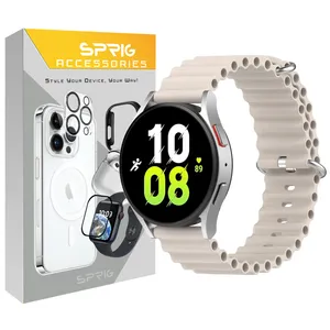 Sprig Ocean Strap suitable for Samsung Galaxy Watch Active 1 / Active 2 40mm / Active 2 44mm / Watch 3 size 41mm / Galaxy Watch 4 40mm / watch 4 42mm / watch 4 44mm / watch 4 46mm