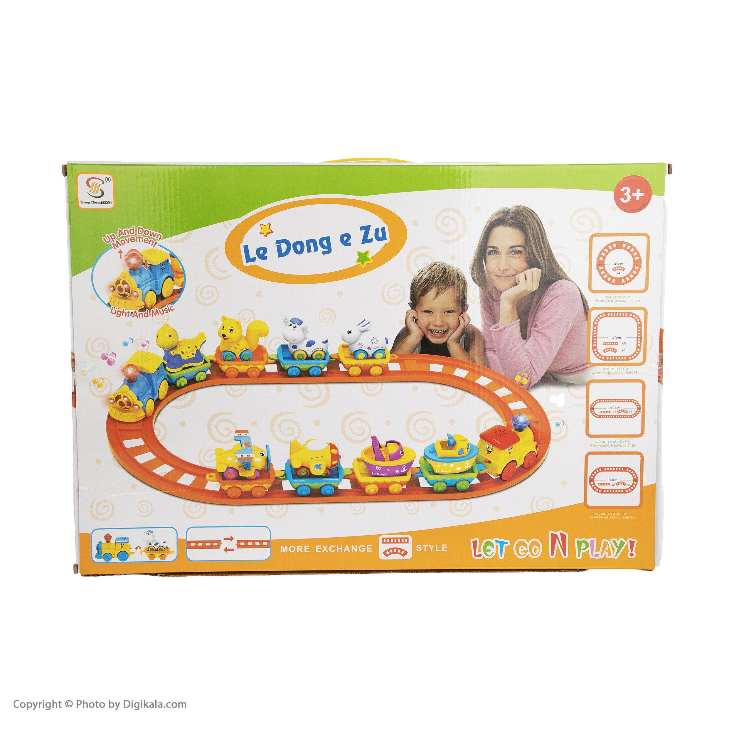 قطار بازی شنگ چان تویز مدل 110-5