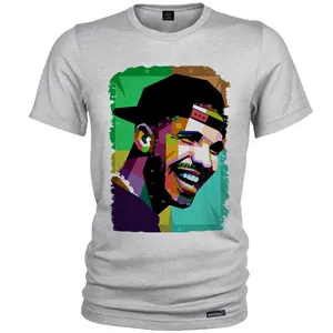 تی شرت آستین کوتاه مردانه 27 مدل Drake کد MH1266