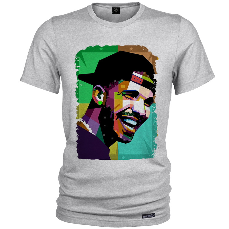 تی شرت آستین کوتاه مردانه 27 مدل Drake کد MH1266