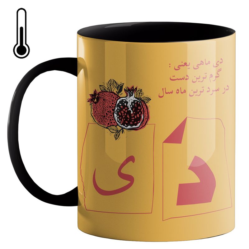 ماگ حرارتی طرح ماه تولد دی کد 39