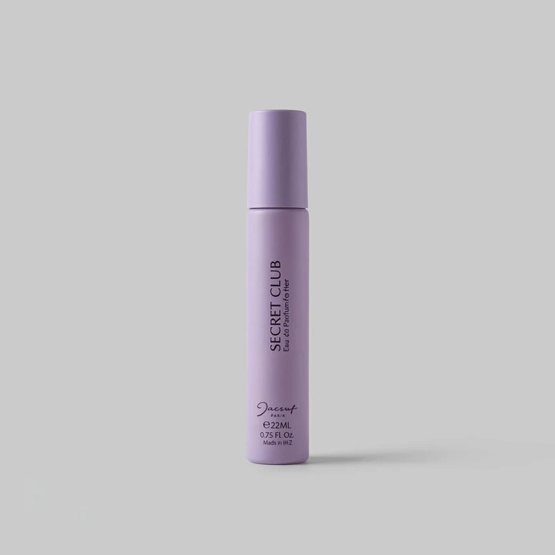 عطر جیبی زنانه ژک ساف مدل Secret Club با رایحه معتدل و شیرین حجم 22 میلی‌لیتر
