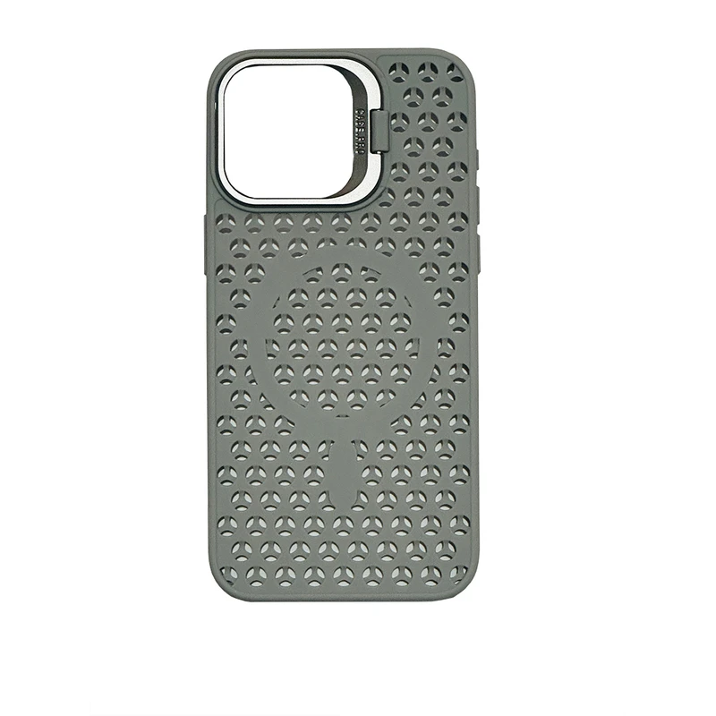 کاور مدل شیک شل طرح توری  مگ سیف مناسب برای گوشی موبایل اپل iphone 15