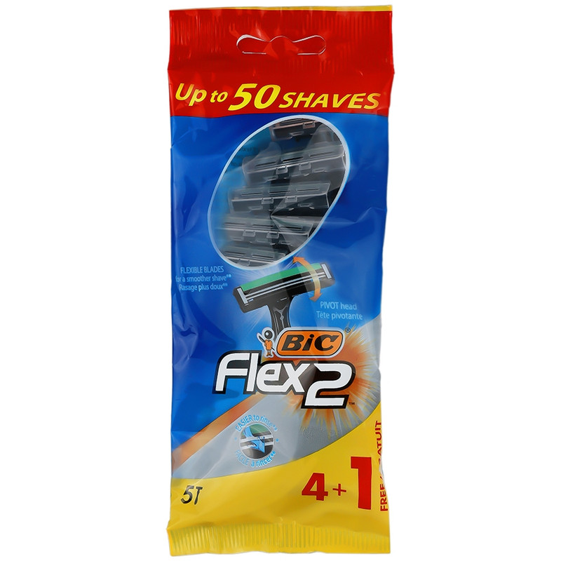 خودتراش بیک مدل Flex 2 بسته 5 عددی