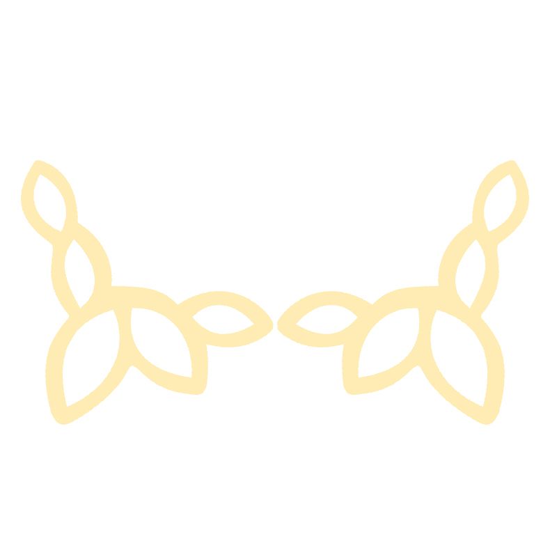 گوشواره طلا 18 عیار زنانه کرابو طرح برگ مدل Kr5074 -  - 1