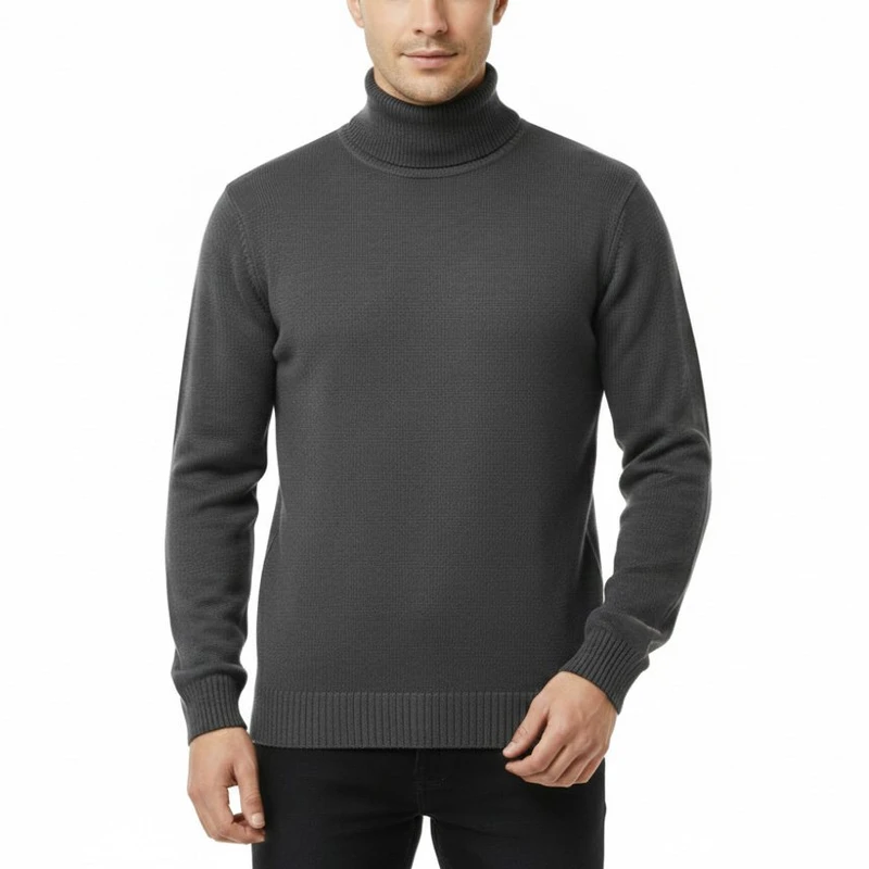 پلیور یقه اسکی مردانه مدل EISADGT