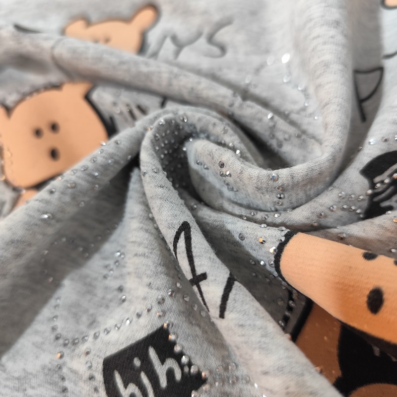 ست سویشرت و شلوار زنانه مدل ملانژ کد 17