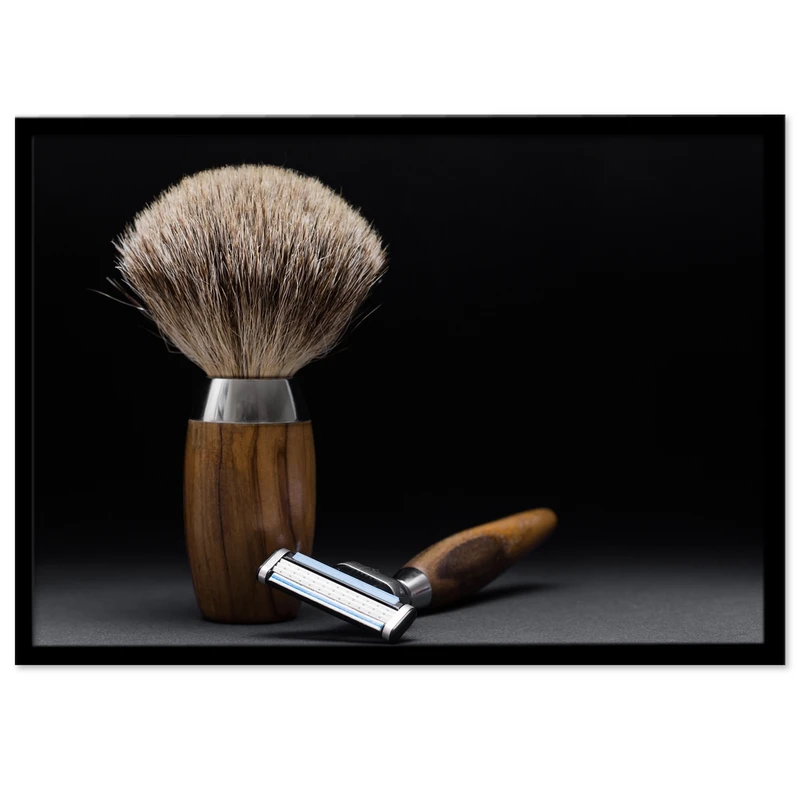 تابلو بکلیت طرح وسایل آرایشگاه مردانه مدل B-S1217