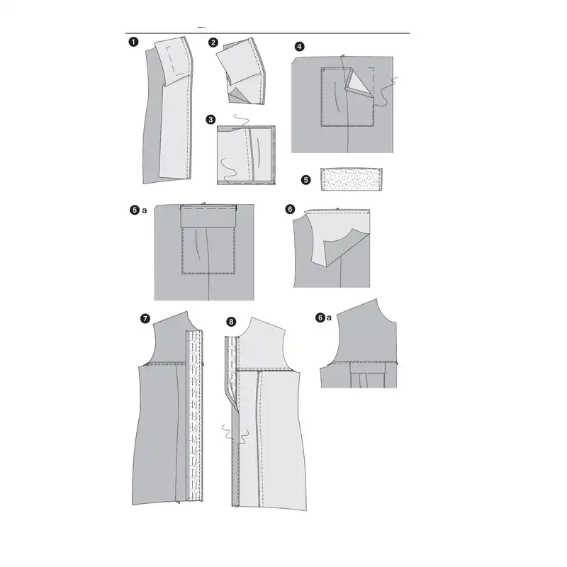الگو خیاطی تاپ و شومیز مجلسی زنانه بوردا استایل کد 6551 سایز 46 تا 58 متد مولر