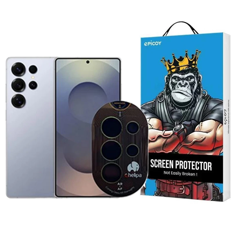 محافظ لنز دوربین اپیکوی مدل Chelipa مناسب برای گوشی موبایل سامسونگ Galaxy S25 Ultra