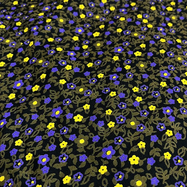 پارچه لباس عرض 1.5 متر مدل کاتانا رنگ بنفش تیره