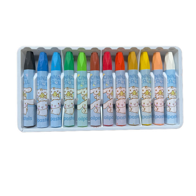 پاستل 12 رنگ مدل لابوبو کد 01