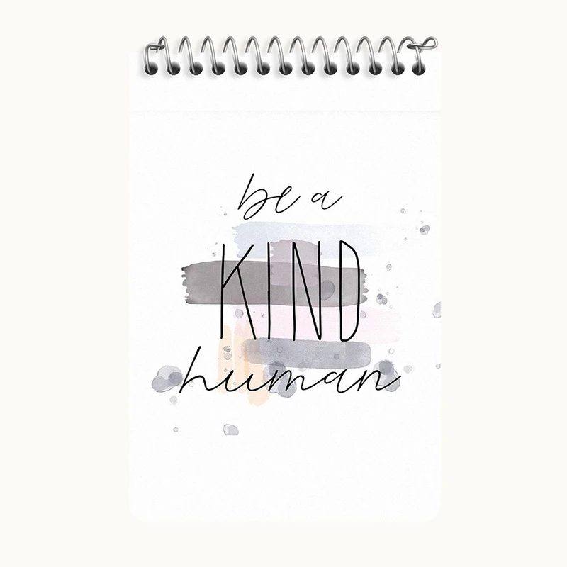 دفتر یادداشت 50 برگ خندالو طرح Be A Kind Human کد F11433