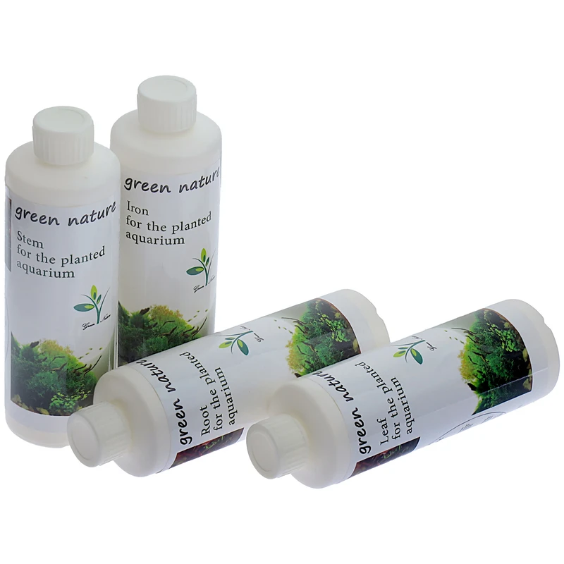 عکس شماره 3 : کود مایع کامل گیاهان آکواریوم گرین نیچر مدل برگ و ریشه و ساقه حجم 250 میلی لیتر مجموعه 4 عددی