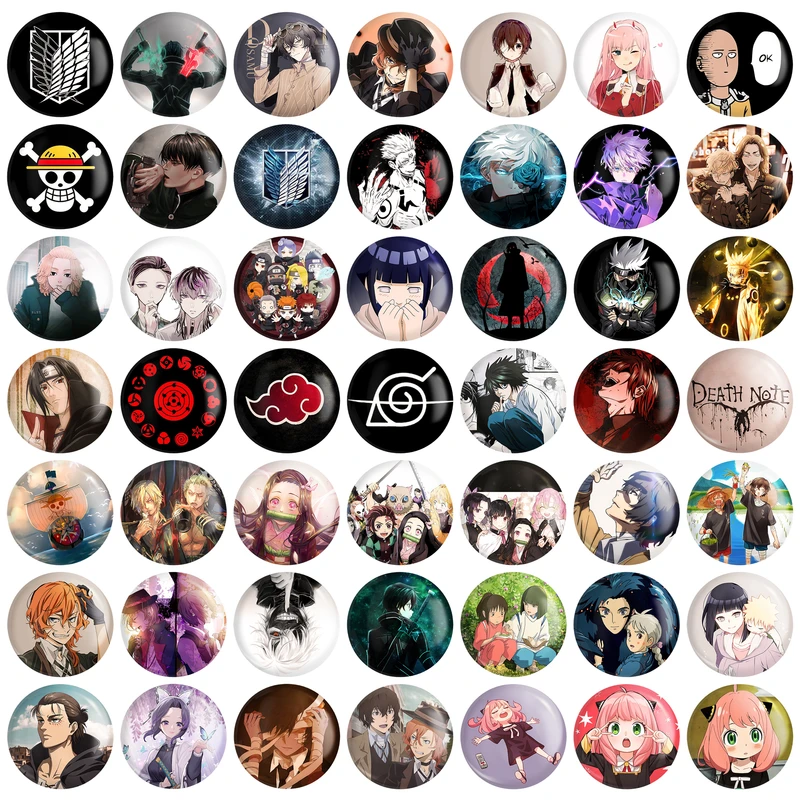 مگنت خندالو مدل انیمه کد 86 بسته 49 عددی